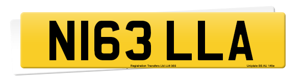 Registration number N163 LLA